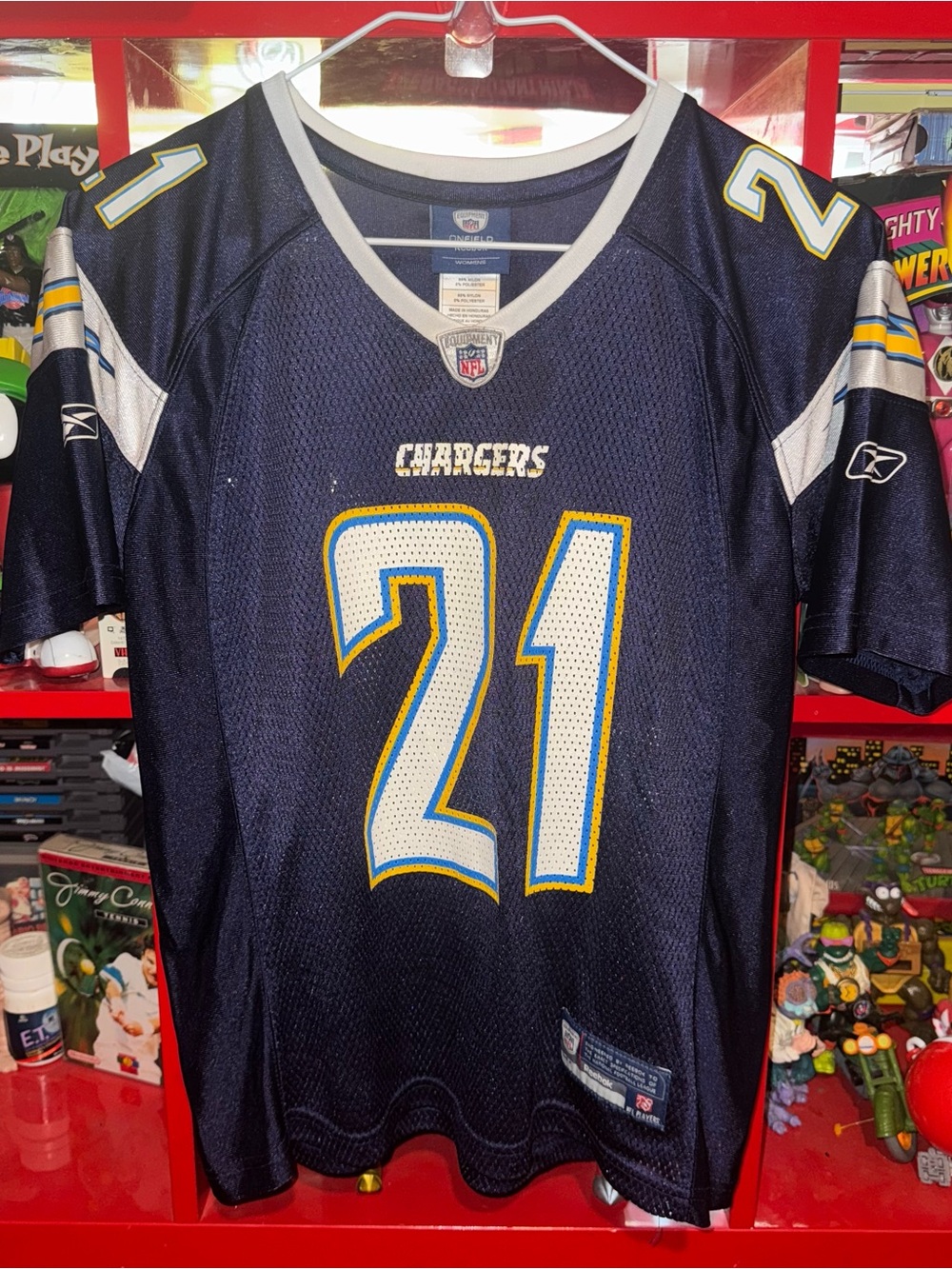 Vintage Reebok x San Diego Charger x Tomlinson #21 Jersey